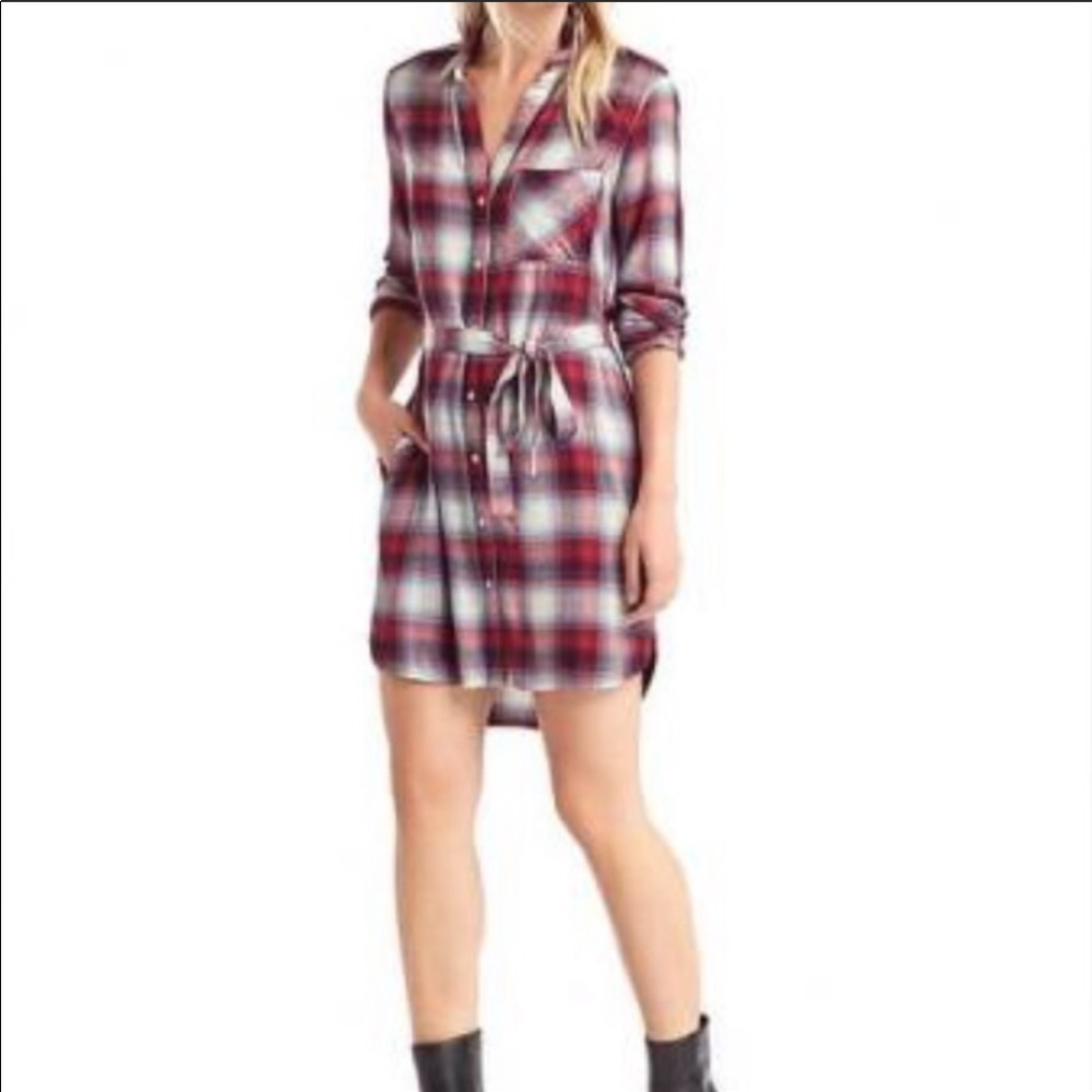 Gap + Pendleton plaid flannel dress